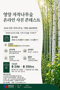 2026년 영양자작나무숲 온라인 사진 콘테스트