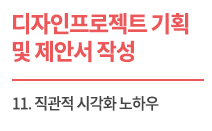 (교육자료) 디자인 프로젝트 기획 및 제안서 작성_Lecture 11 직관적 시각화 노하우