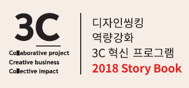 디자인씽킹 역량강화 3C 혁신 프로그램 2018 Story Book - 한국디자인진흥원, 2019