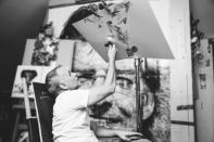 불로 그리는 그림 지포(Zippo), 라이터로 예술을 창조하는 화가 스티븐 스파주크와 협업