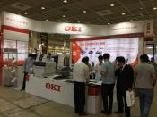 한국오키시스템즈, KOSIGN 2017에서 텍스타일 전용 화이트 컬러 프린터 전시