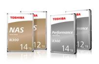 도시바, N300·X300 HDD시리즈에 12TB 및 14TB 헬륨-밀폐 모델 추가