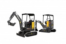 볼보건설기계코리아, 초소형 소선회 굴삭기 ECR18E 출시