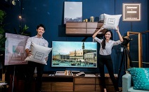 삼성전자, 싱가포르에 ‘세리프 TV’ 출시하며 라이스프타일 TV 체험 공간 오픈