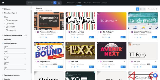 세계 최대 모노타입 폰츠, 한국 전용 폰트 구독 요금제 출시