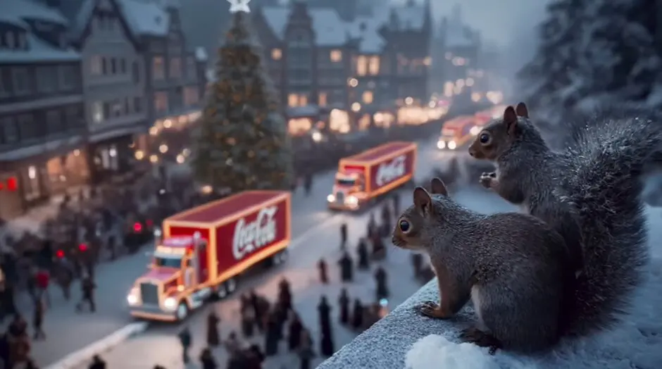 “도전 혹은 오기?” 또다시 AI로 연말 광고를 만든 코카콜라