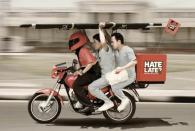 中, 급성장하는 음식배달시장