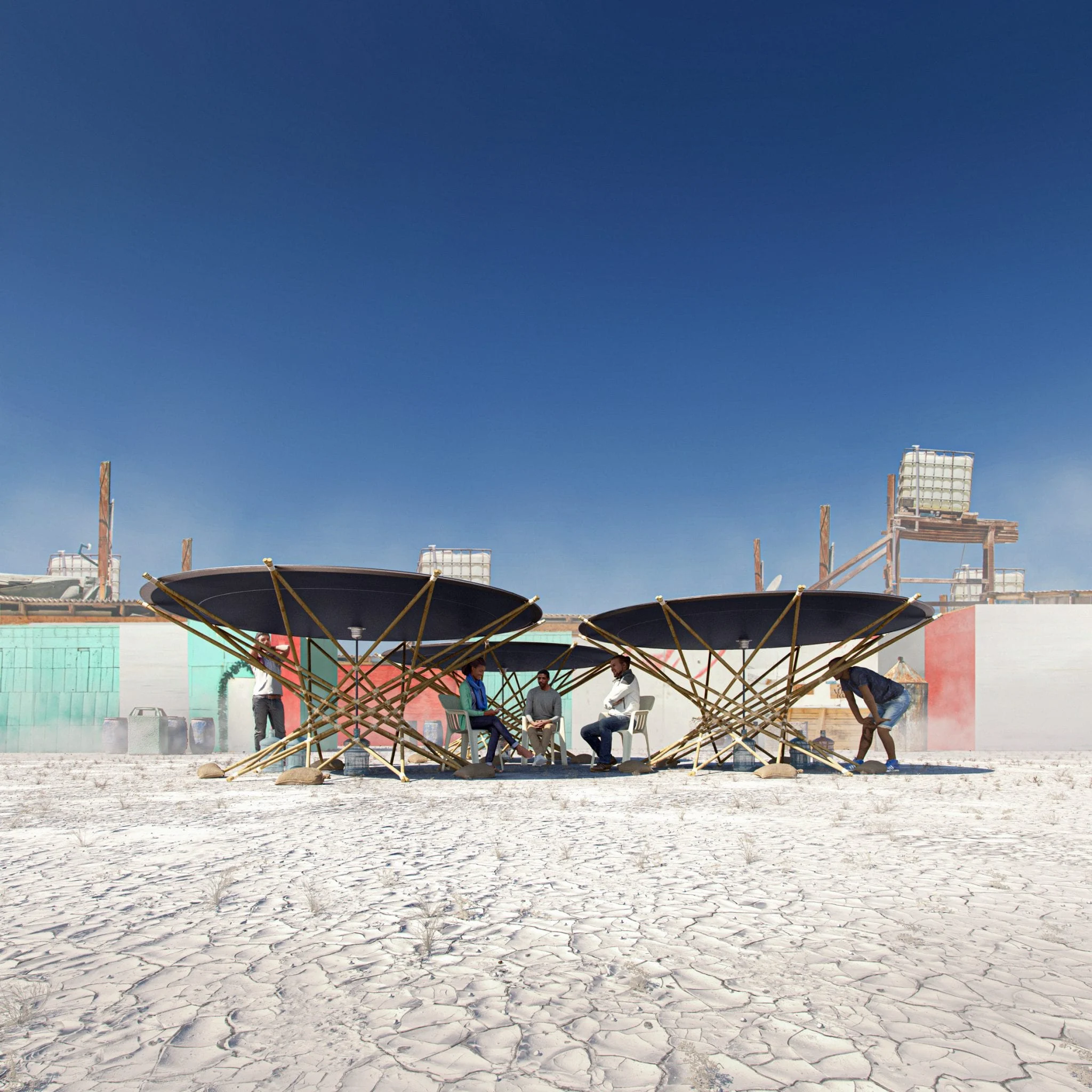 임시거주지 물공급 위한 이동식 태양광 증류기, 렉서스디자인상 수상