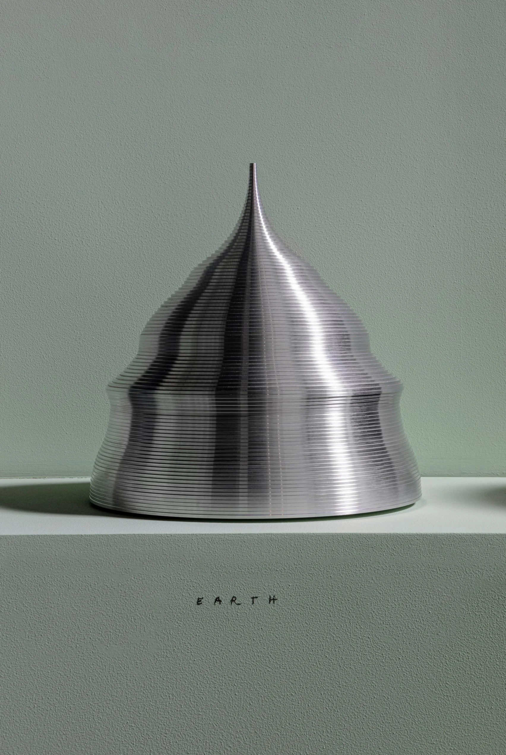 140개국 인구통계 형상화한 3D 프린팅 조형물