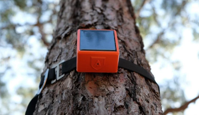 '나무 자체'가 포레스트가드(ForestGuard) 감지 시스템에 산불 경보를 울린다.