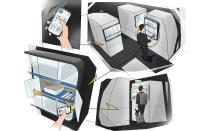 비행기 조리공간에 대한 새로운 디자인 아이디어