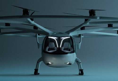 꽉 막힌 도로 위를 유유자적하는 택시: Volocopter