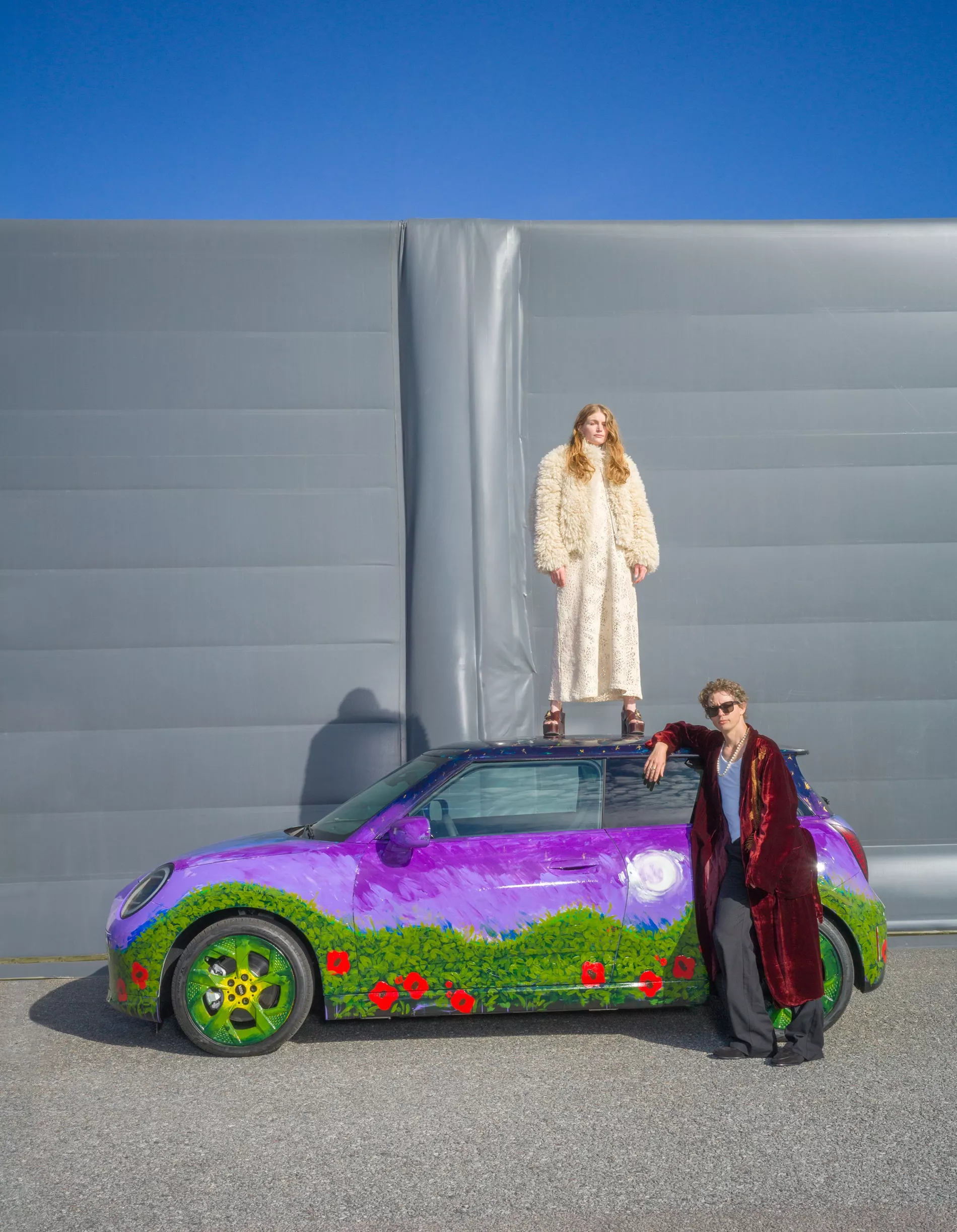 스웨덴의 아티스트 듀오 Madelen Möllard와 Robert Möllard와 협업한 미니 쿠퍼