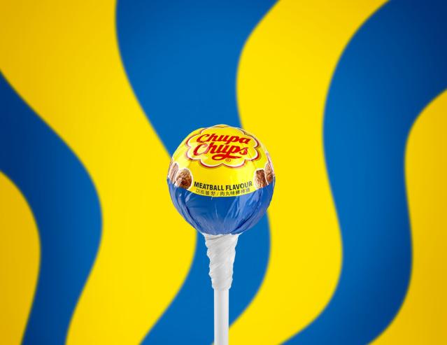 만우절 장난으로 시작해서 제품 출시로, 이케아와 츄파춥스가 만든 미트볼 롤리팝
