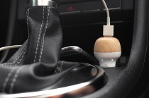 버섯에서 디자인 영감을 받은 차량용 충전기