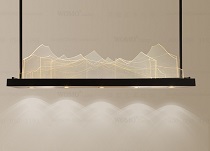 산수화가 연상되는 샹들리에