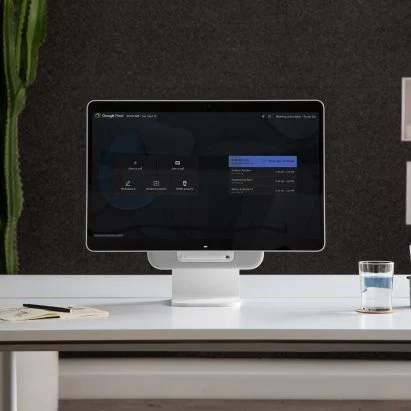 아룰리덴, 구글 화상회의 기술 집약한 터치스크린 Desk 27 디자인