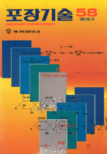 포장기술, 특집 : 분해성 필름에 대한 고찰 - 058호(최종호). 1992.11.