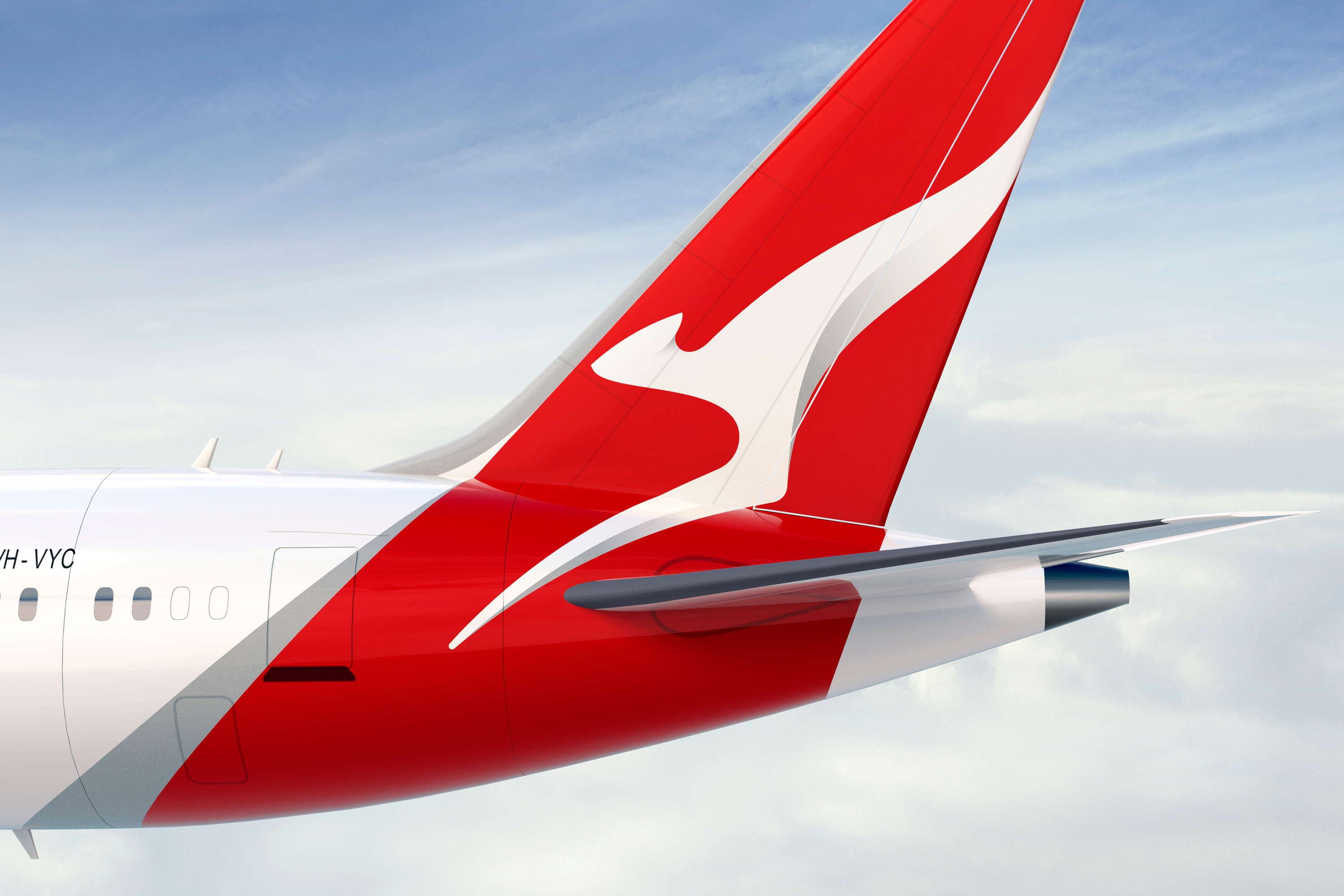 호주 국적기 Qantas의 브랜드 리뉴얼.
