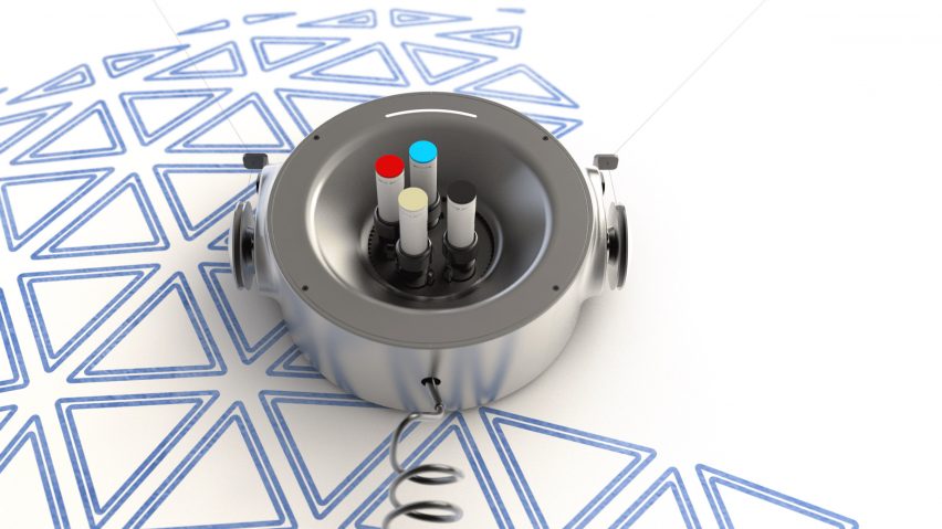 벽을 “디지털 캔버스” 삼아 작업하는 로봇 ‘스크리빗’