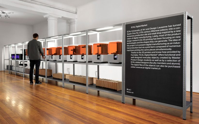 에칼 재학생들 밀란디자인위크서 3D 프린팅 공장 운영