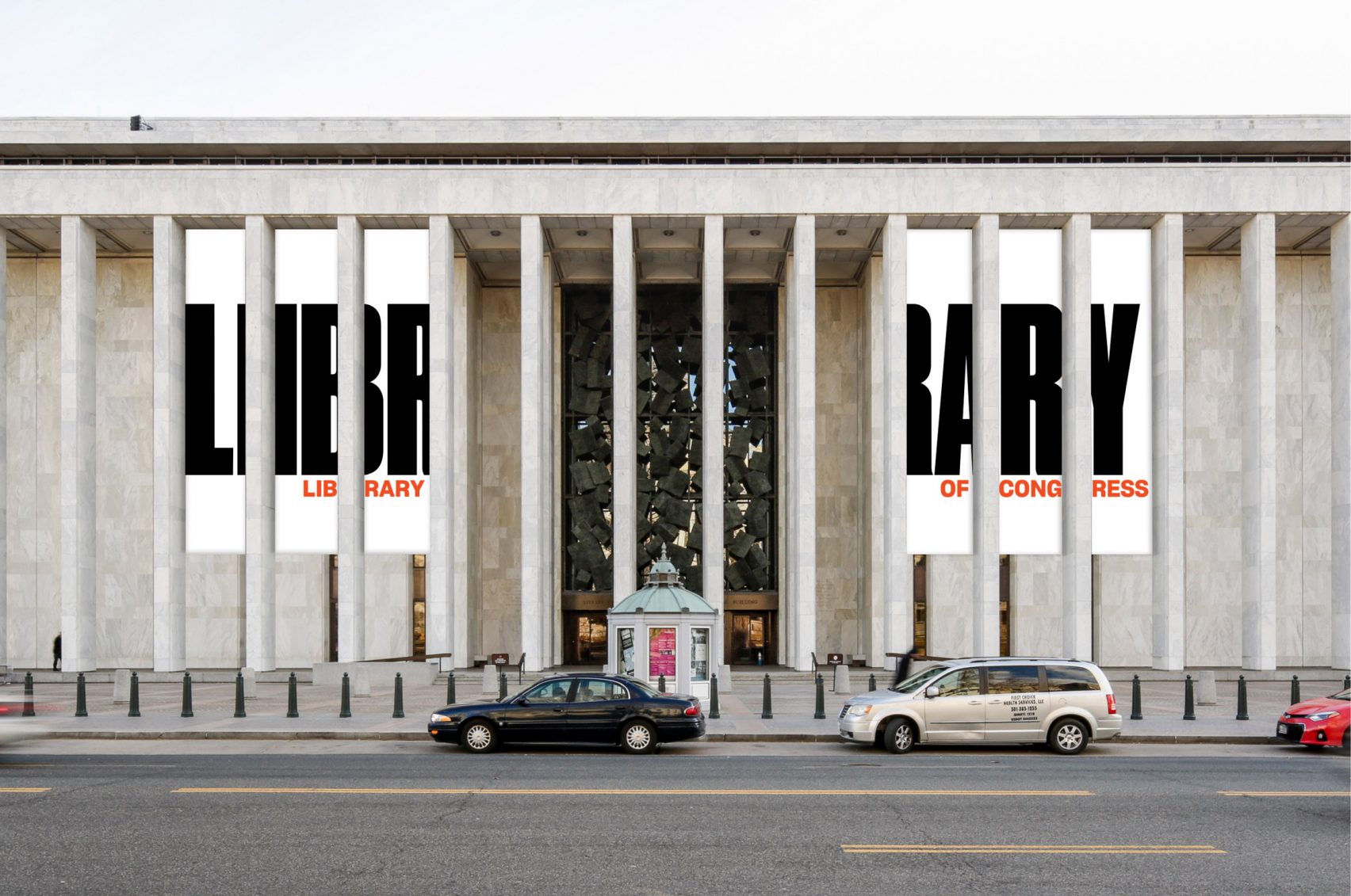 펜타그램, 미의회 도서관 로고 리디자인