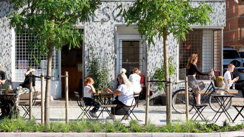 도로의 침수를 막고 녹지를 조성하는 '기후타일'