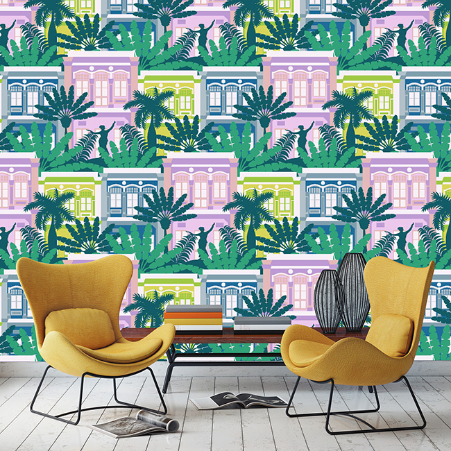 스카프에서 벽지로, 바이너리스타일 X 레이어플레이