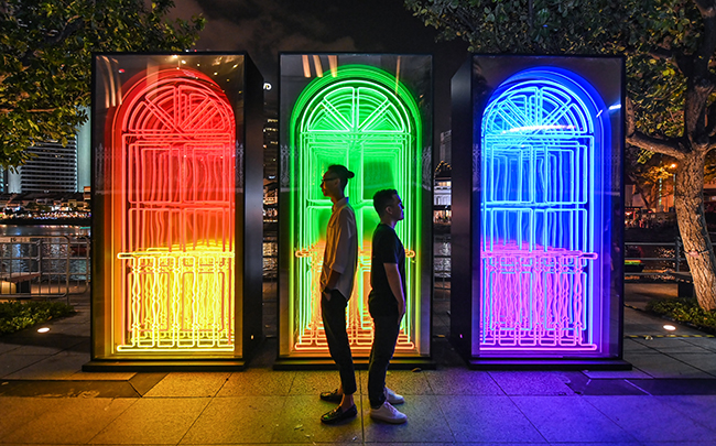빛의 향연, ‘아이 라이트 싱가포르i Light Singapore’