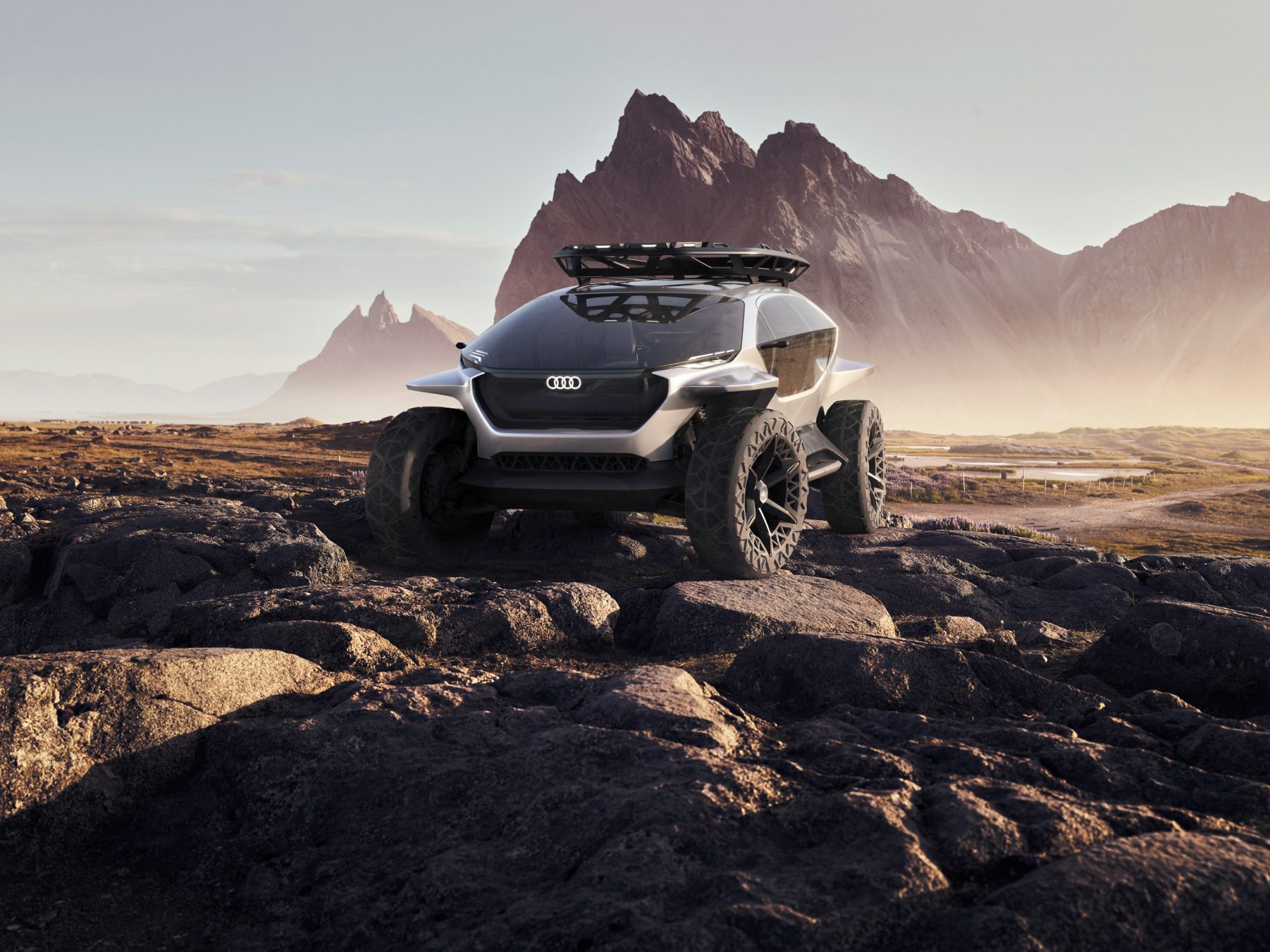 아우디, 헤드라이트자리에 드론 장착한 AI:트레일 공개