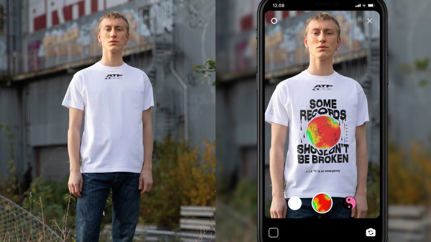 SNS 사용자를 겨냥한 칼링스의 증강현실 티셔츠