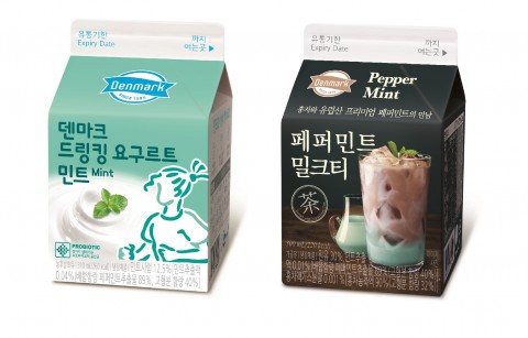 동원F&B, 상쾌한 민트맛 담은 덴마크 드링킹 요구르트 민트·덴마크 페퍼민트 밀크티 출시