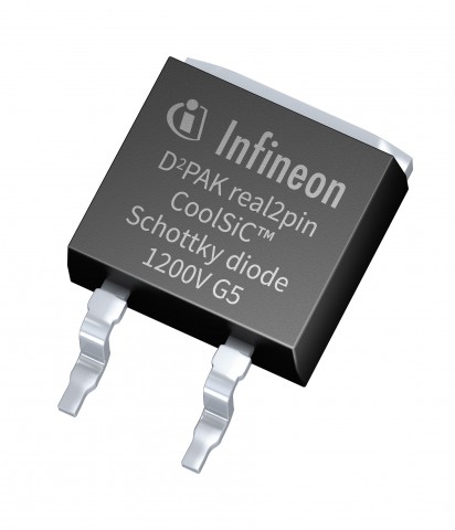 인피니언, D2PAK 리얼 2핀 패키지 적용한 1200V CoolSiC 쇼트키 다이오드 출시