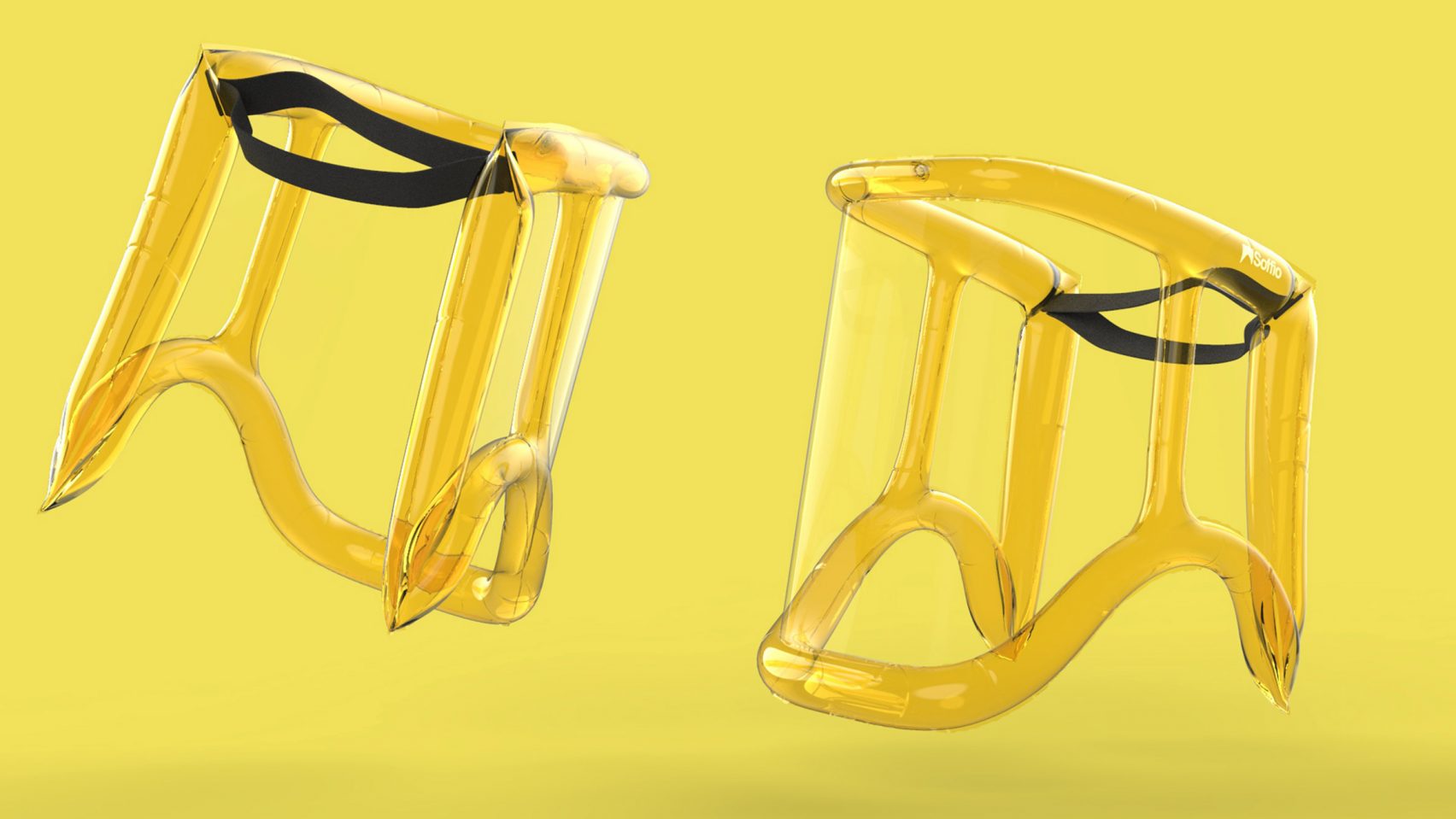 포스트팬데믹 대비한 팽창식 페이스쉴드