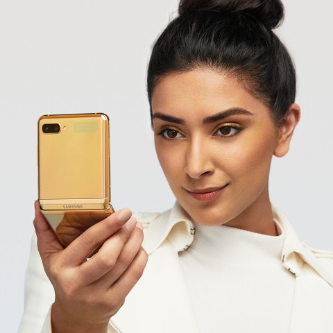 삼성전자, 갤럭시 Z 플립 ‘미러 골드’ 색상 출시