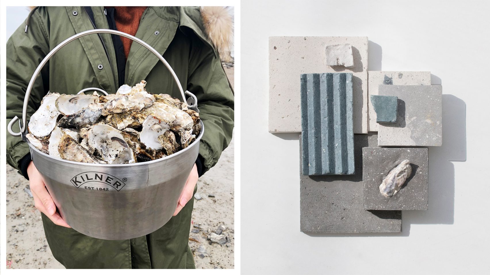 조개껍질로 만든 콘크리트 대용품, 씨 스톤