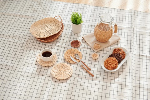 인테리어 소품 브랜드 ‘므앙’, 라탄 DIY 키트 출시… 메가존X공예가 박희수 컬래버