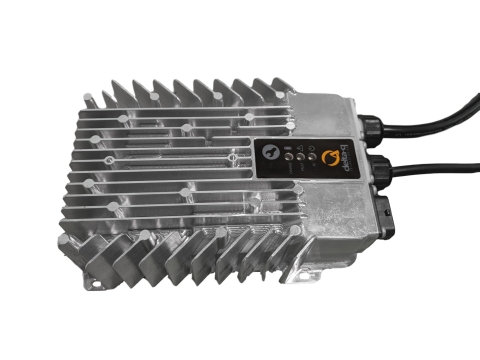 델타큐 테크놀로지스, 전기자동차 및 기계용 배터리 충전기 RQ350 공개