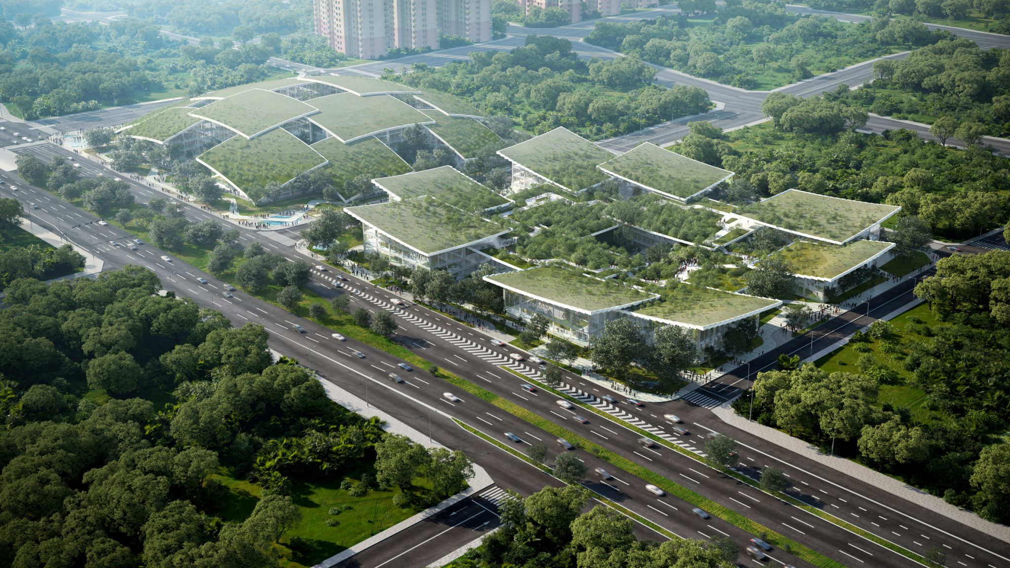 BIG, 중국 충칭에 AI가 운영하는 도시캠퍼스 설계