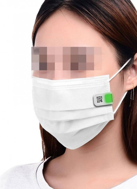 옥윤선아이디어그룹, ‘체온 표시’ 및 ‘QR 코드’ 기능 마스크 클립 개발