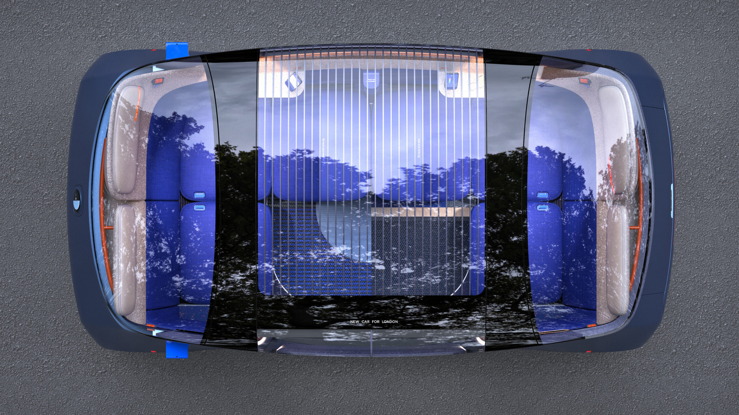 런던 자율주행 차량 미래에 대한 비전: 컨셉카 New Car for London by PriestmanGoode