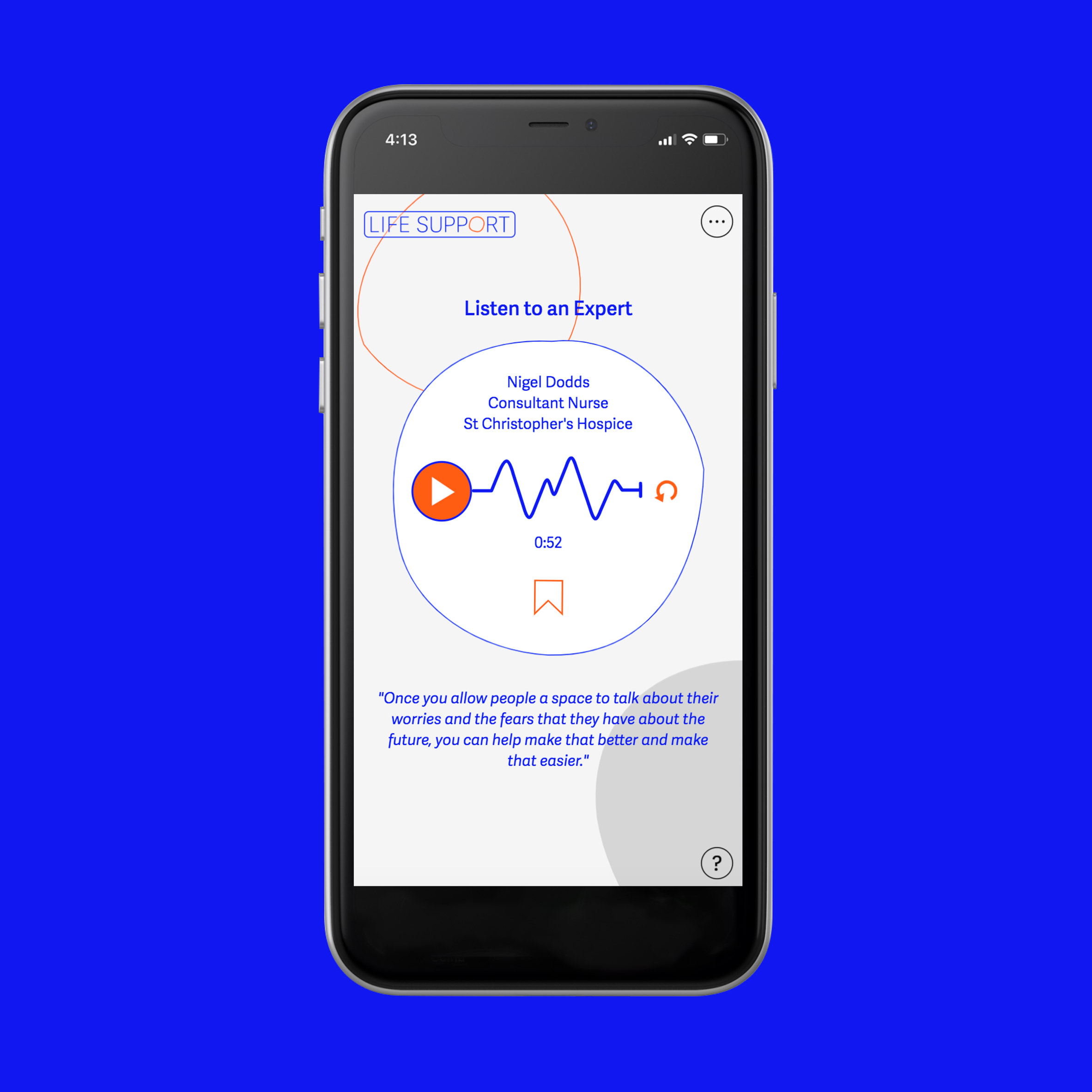 죽음을 마주하도록 돕는 디지털 툴, 라이프 서포트②