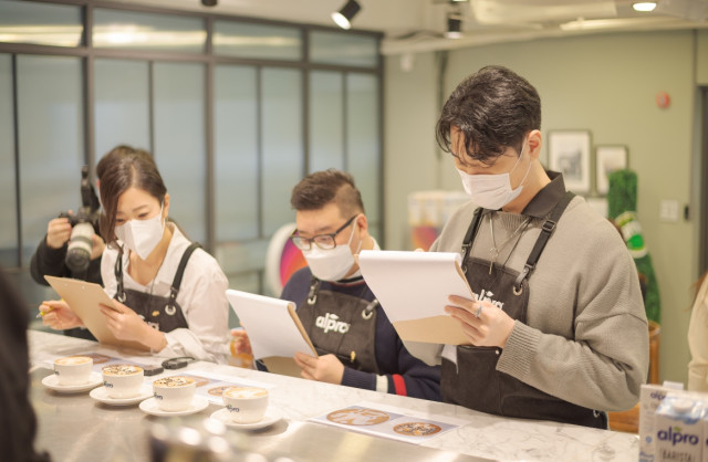 유럽 1위 식물성 음료 브랜드 Alpro, 제1회 ‘라떼아트 챔피언십’ 성황리 마무리