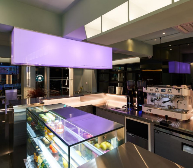 AOK그룹, 모던&퓨처리스틱 인테리어 강조한 ‘AOK Ground’ 프리미엄 카페 오픈