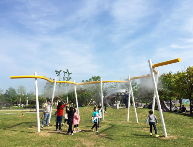서울에너지드림센터, 도시 열섬현상과 미세먼지 완화 위한 ‘솔라 미스트’ 체험시설 운영