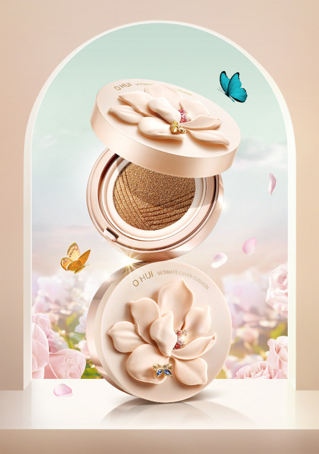 LG생활건강, 오휘 ‘얼티밋 커버 리프팅 쿠션 플라워 에디션’ 출시