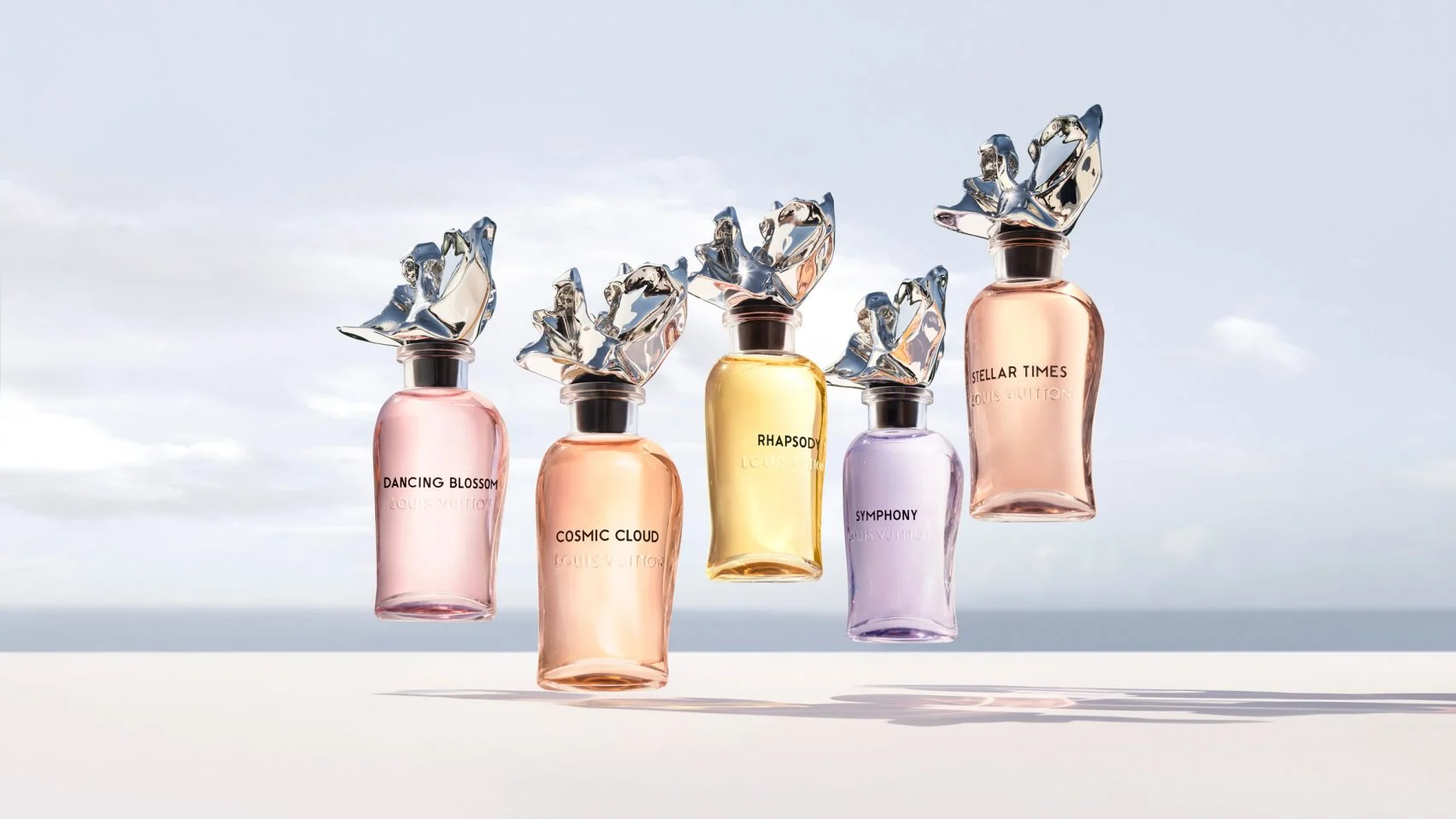 프랭크 게리, 알루미늄 꽃 얹은 루이비통 향수병 디자인