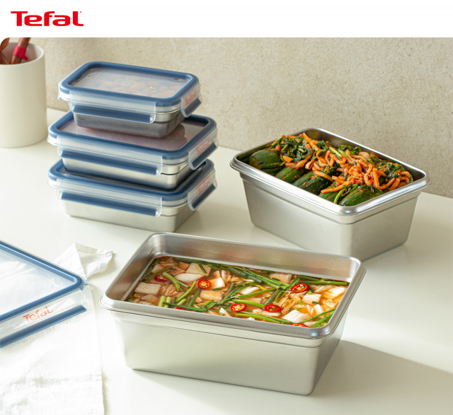 “김치 보관에 제격” 테팔, 마스터씰 스테인리스 스틸 밀폐용기 출시
