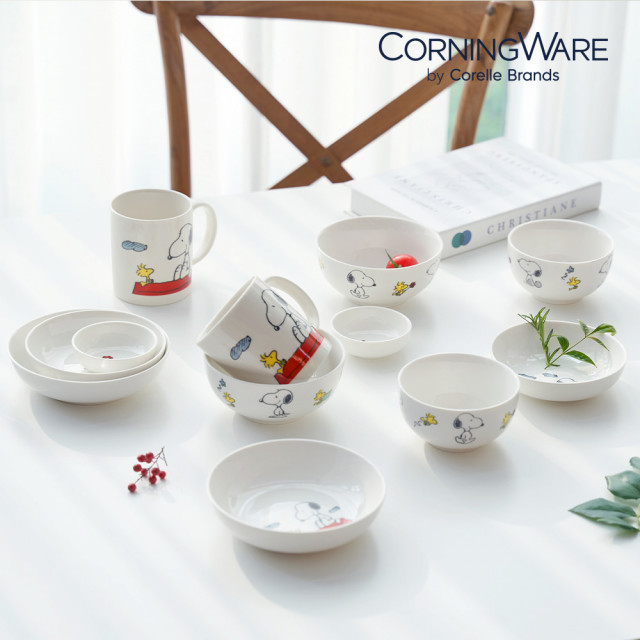 코렐 브랜드, 코닝웨어 스누피 디너웨어 3종 세트 출시