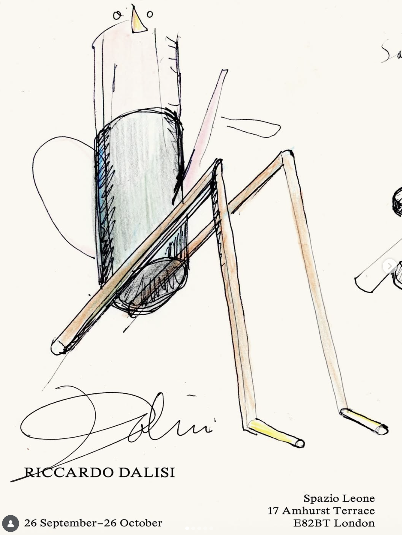 Riccardo Dalisi, Spazio Leone의 회고전